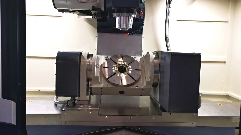 Silvercnc 5axis rotary table on VMC