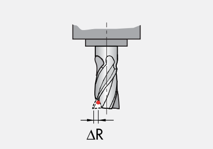 Measure tool radius and detect tool breakage