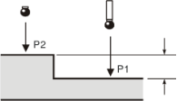 touch probe distance measurement