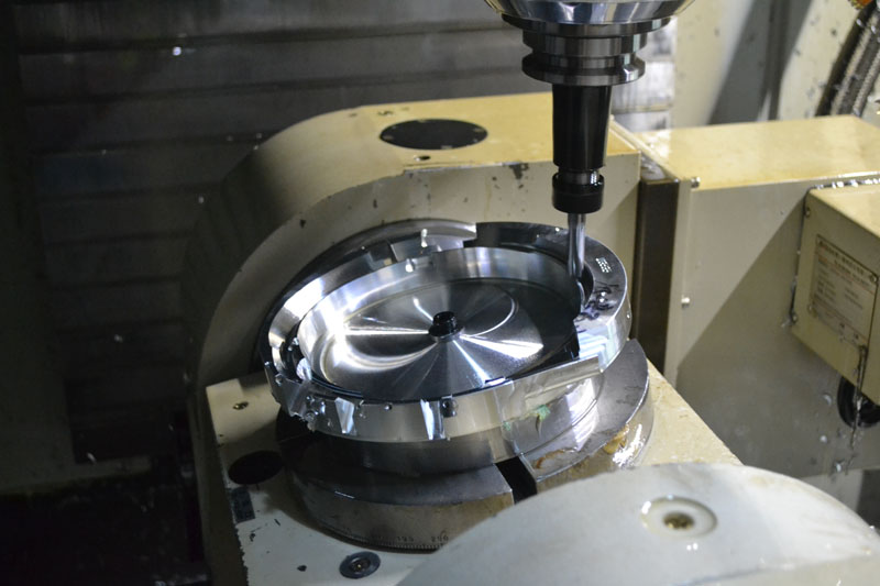 Machining efficiency improvement of the fourth fifth axis