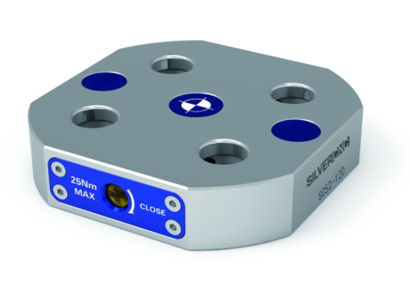 mechanical zero point base plate, on 4th rotary table