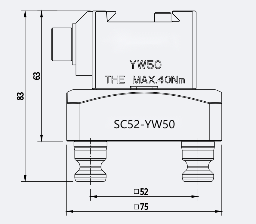 modular dovetail SC52-YW50