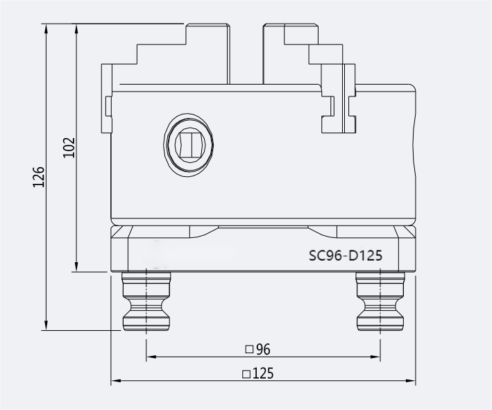 modular chuck SC96-D125