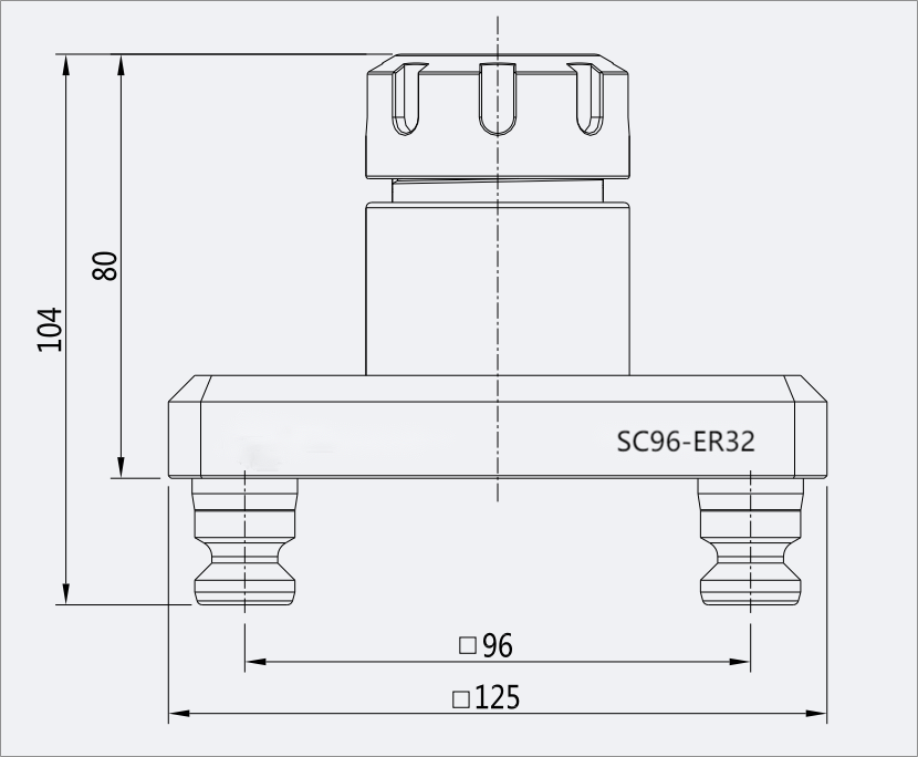 modular collet SC96-ER32