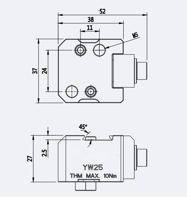 dovetail YW25 size