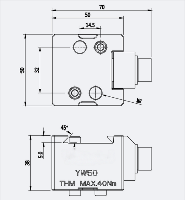 Dovetail YW50 size