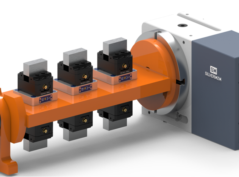 zero point base plate and selfcentering vise on 4axis