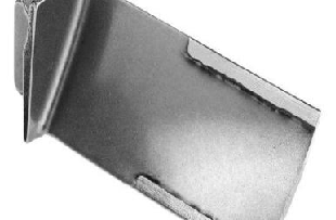 Precision forgedprecision cast blade inlet and exhaust edge machining